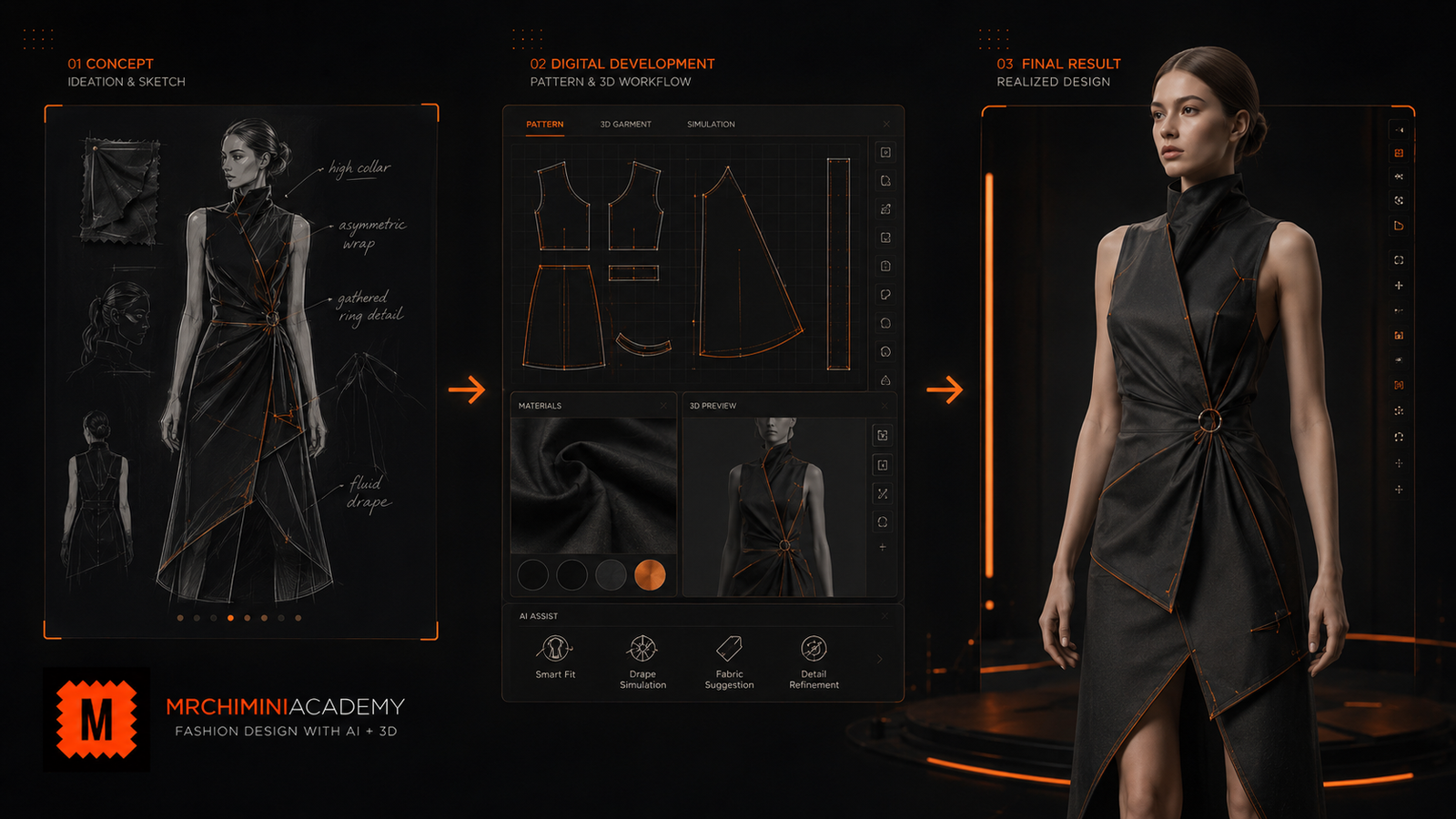 Diseño de Moda digital con IA, CLO 3D y herramientas creativas